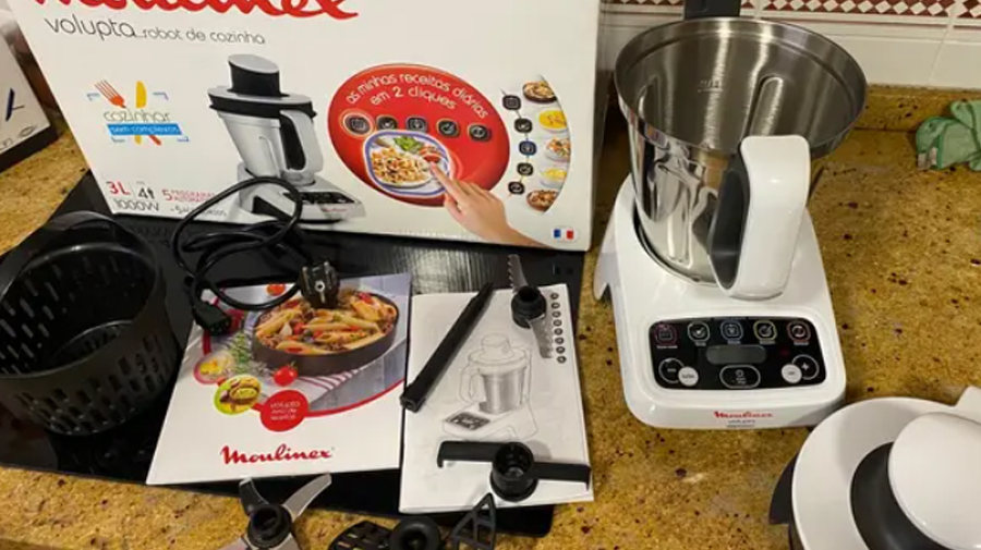 Robot de Cocina Moulinex HF404113 con accesorios