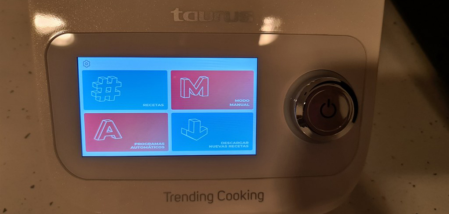 Robot de cocina Trending Cooking pantalla