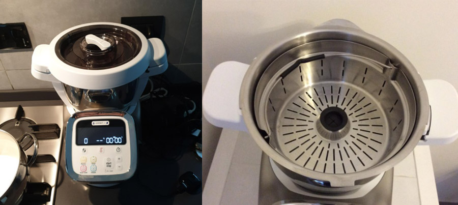 robot de cocina Moulinex i-Companion HF900110 vaporera