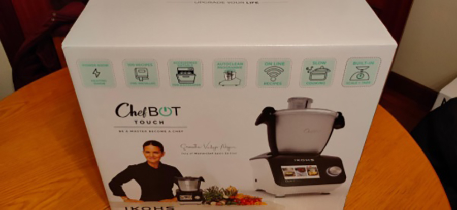 unboxing robot de cocina chefbot touch