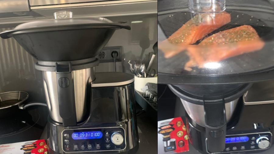 vaporera robot de cocina moulinex clickchef